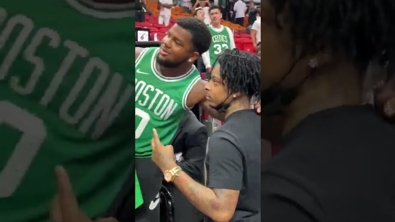image 0 21 Savage Showed Love To This Celtics Fan After Game 5 📸 : #shorts