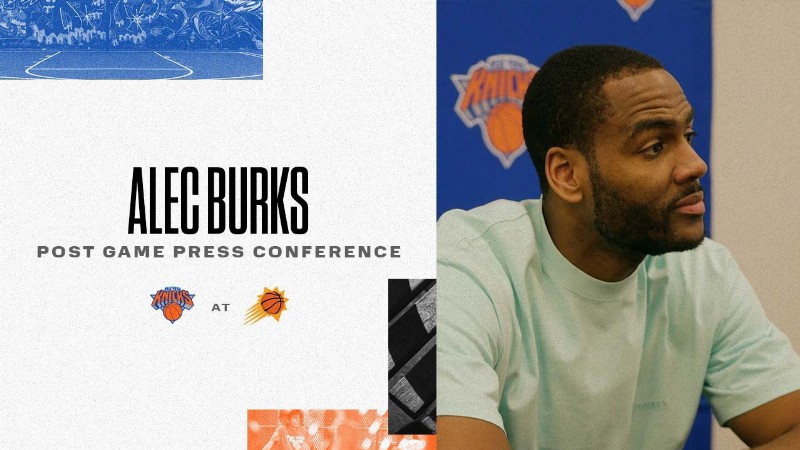 image 0 Alec Burks : Knicks Postgame (3/4)