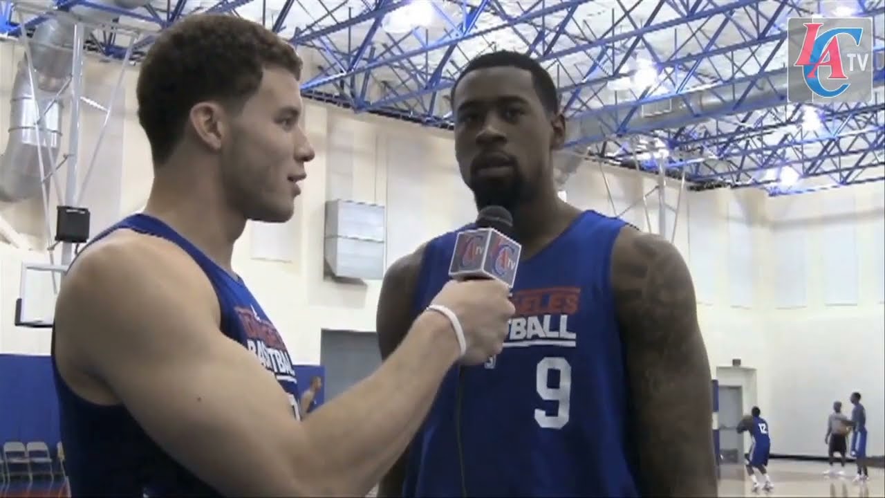 image 0 Blake Griffin & Deandre Jordan Are The Funniest Reporters 😂