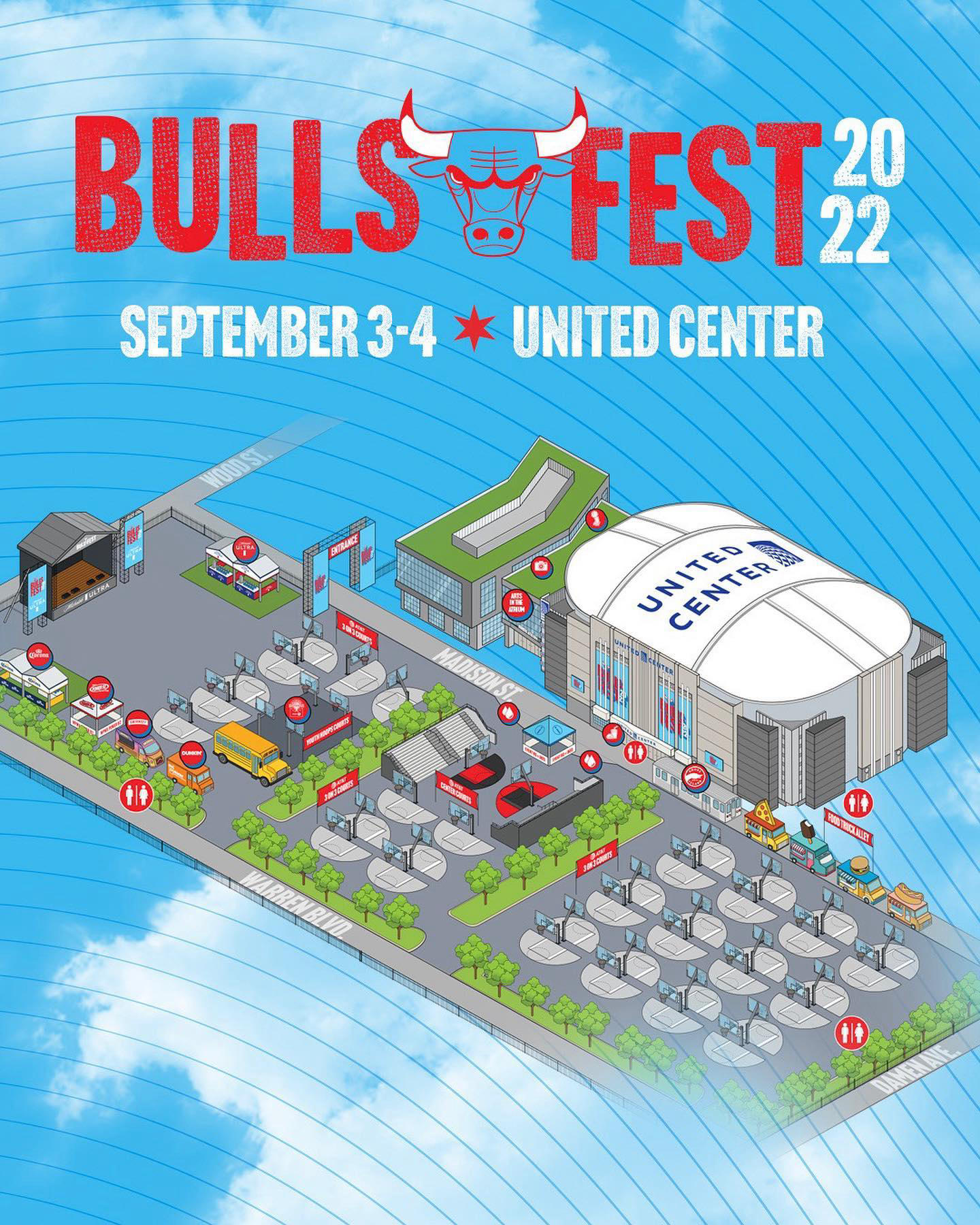 Chicago Bulls - Our #BullsFest map