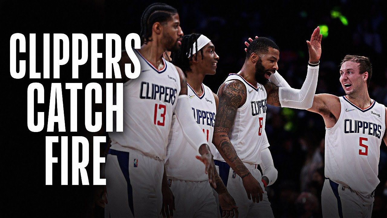 image 0 Clippers Catch Fire In Final 1:17 Min Against The Lakers