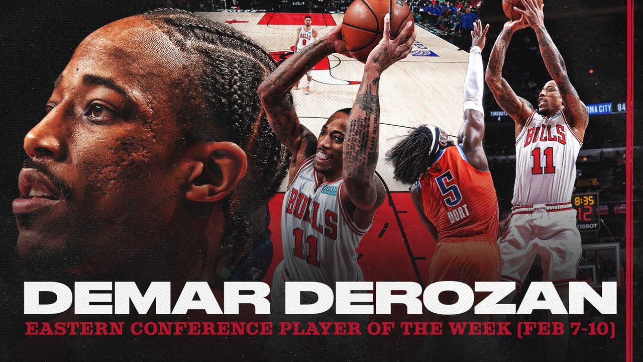 image 0 Demar Derozan Named Eastern Conference Player Of The Week (feb. 7 - 11)