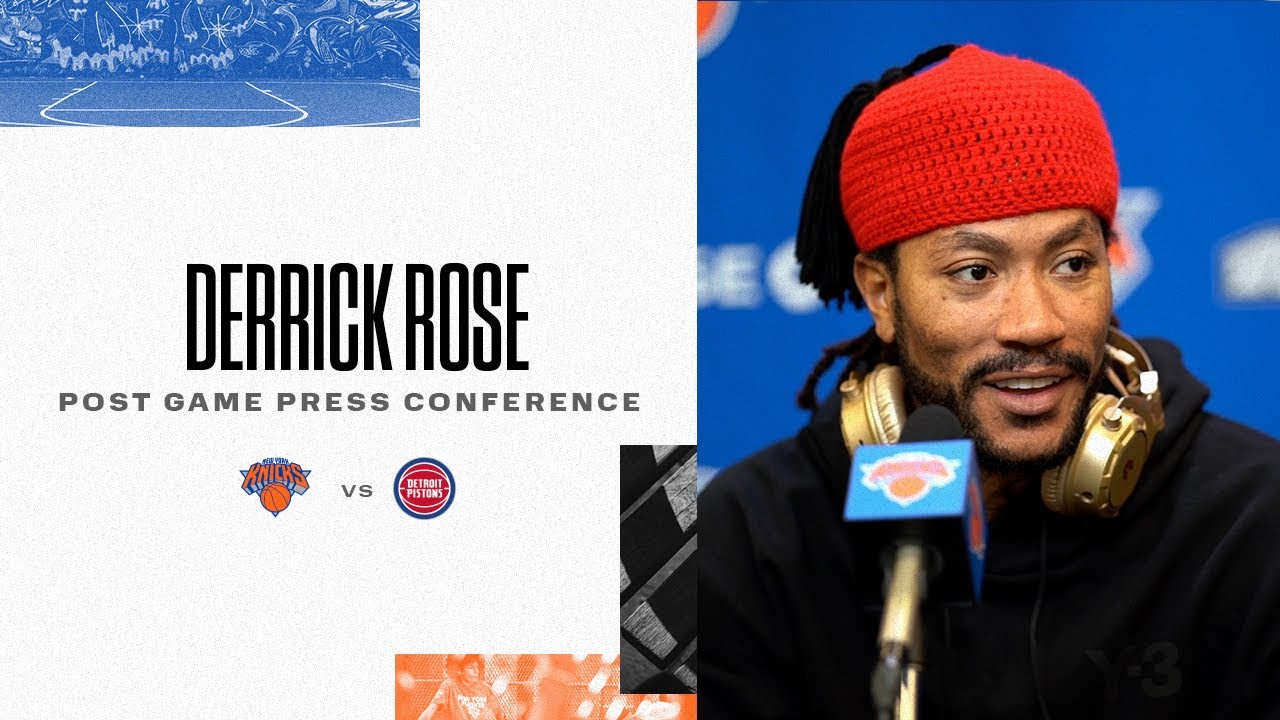 image 0 Derrick Rose: we're Hoopers. We Just Like Hooping. : Knicks Post-game