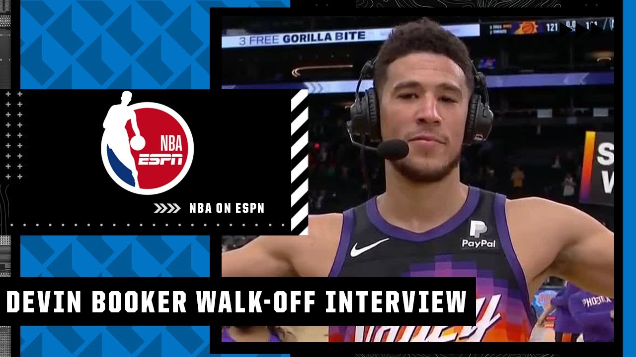 image 0 Devin Booker Recaps The Suns' Win Against The Nets : Nba On Espn