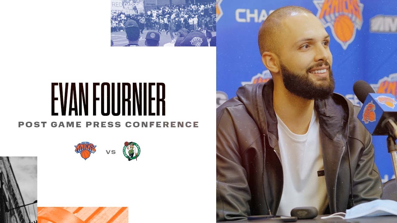 image 0 Evan Fournier: the Fans Really Helped Us Get That One : Knicks Post-game