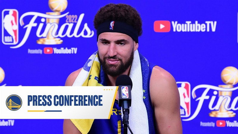 image 0 Golden State Warriors Finals Media Day : Klay Thompson
