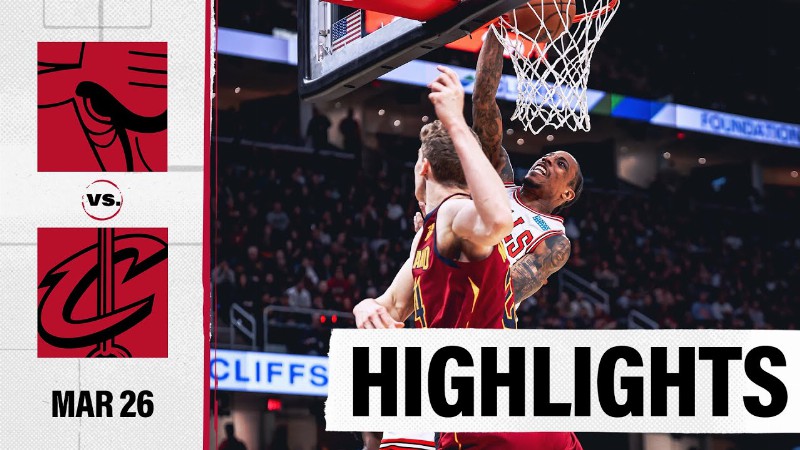 image 0 Highlights: Chicago Bulls Beat Cleveland Behind Zach Lavine's 25 Points