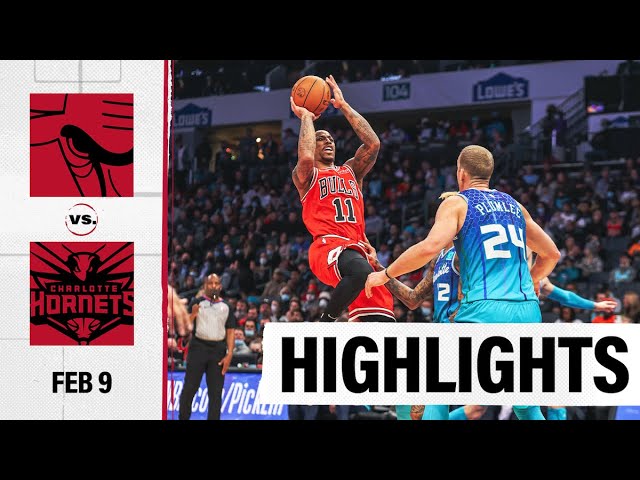 image 0 Highlights: Chicago Bulls Defeat The Hornets 121-109 Behind Demar Derozan's 36 Points