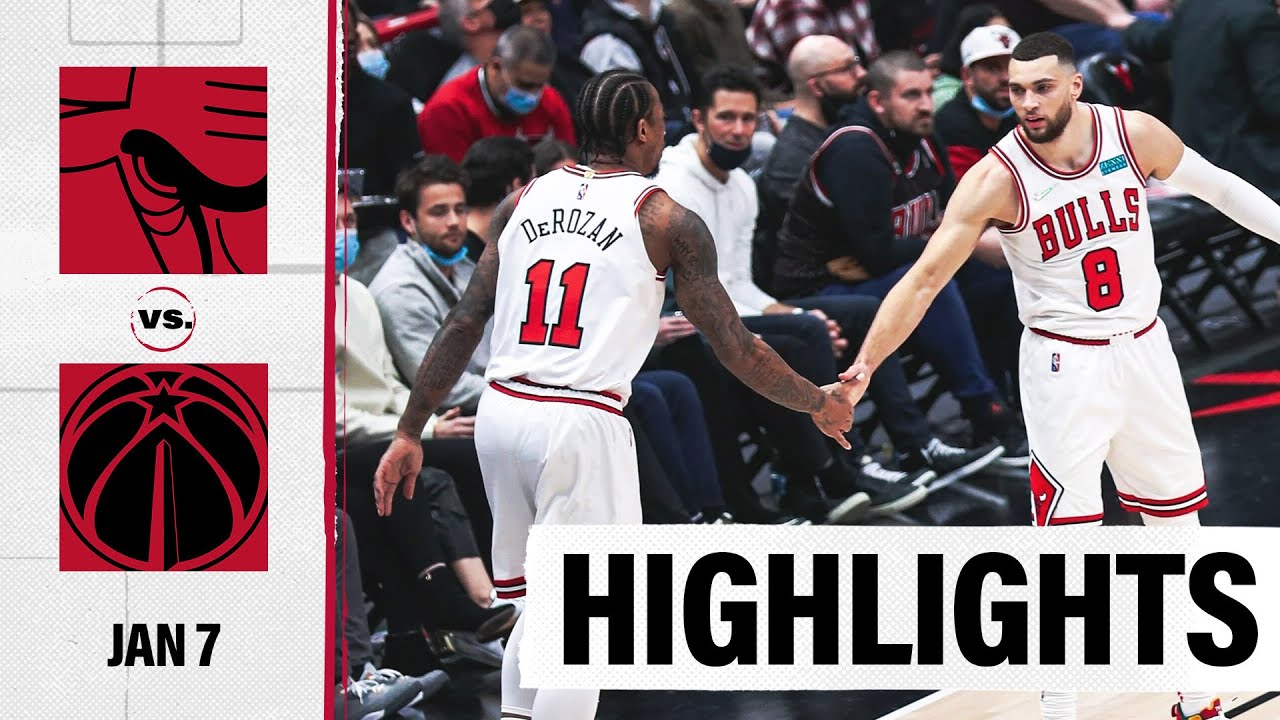 image 0 Highlights: Chicago Bulls Extend Win Streak To 9 Games Beat Wizards 130-122