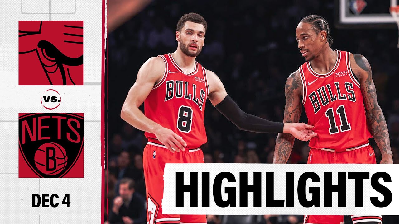 image 0 Highlights: Chicago Bulls Take Down Nets To Complete New York Sweep