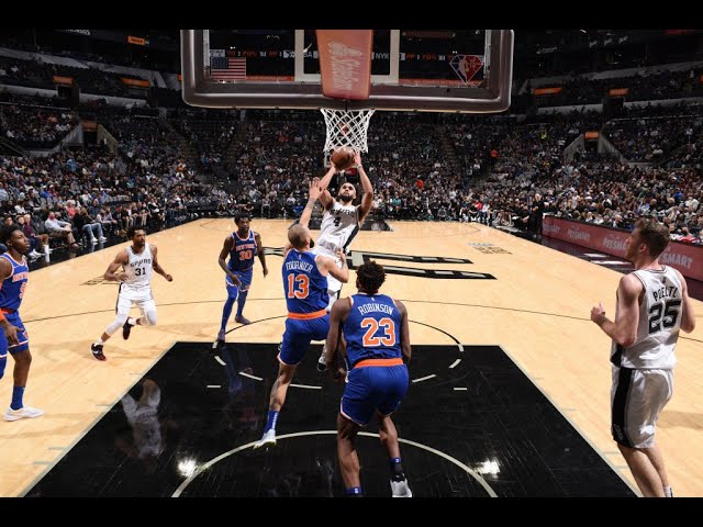 image 0 Highlights: Derrick White's 26 Pts 7 Ast 6 Reb Vs. Knicks : 2021-22 San Antonio Spurs Season