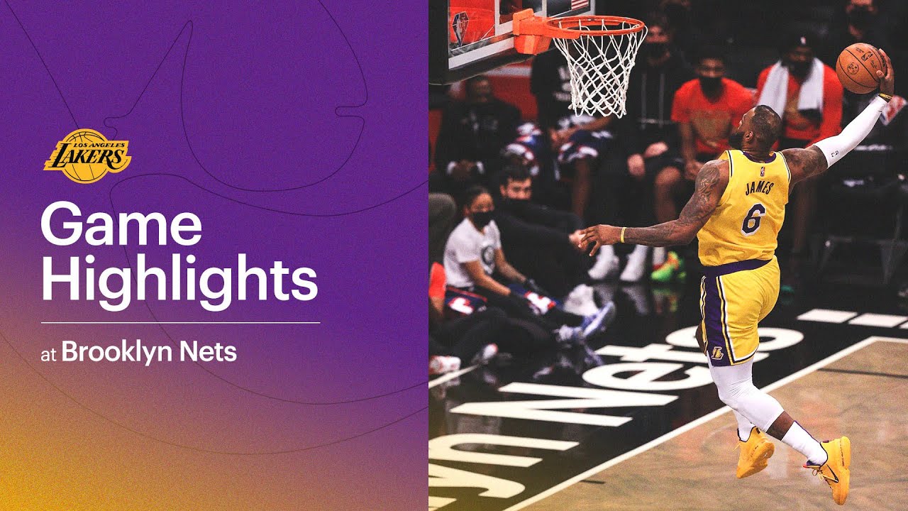 image 0 Highlights : Lebron James (33 Pts 7 Reb 6 Ast) @ Brooklyn Nets