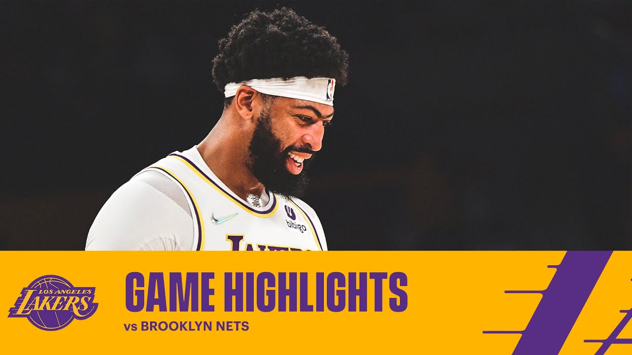 image 0 Highlights : Los Angeles Lakers Vs Brooklyn Nets