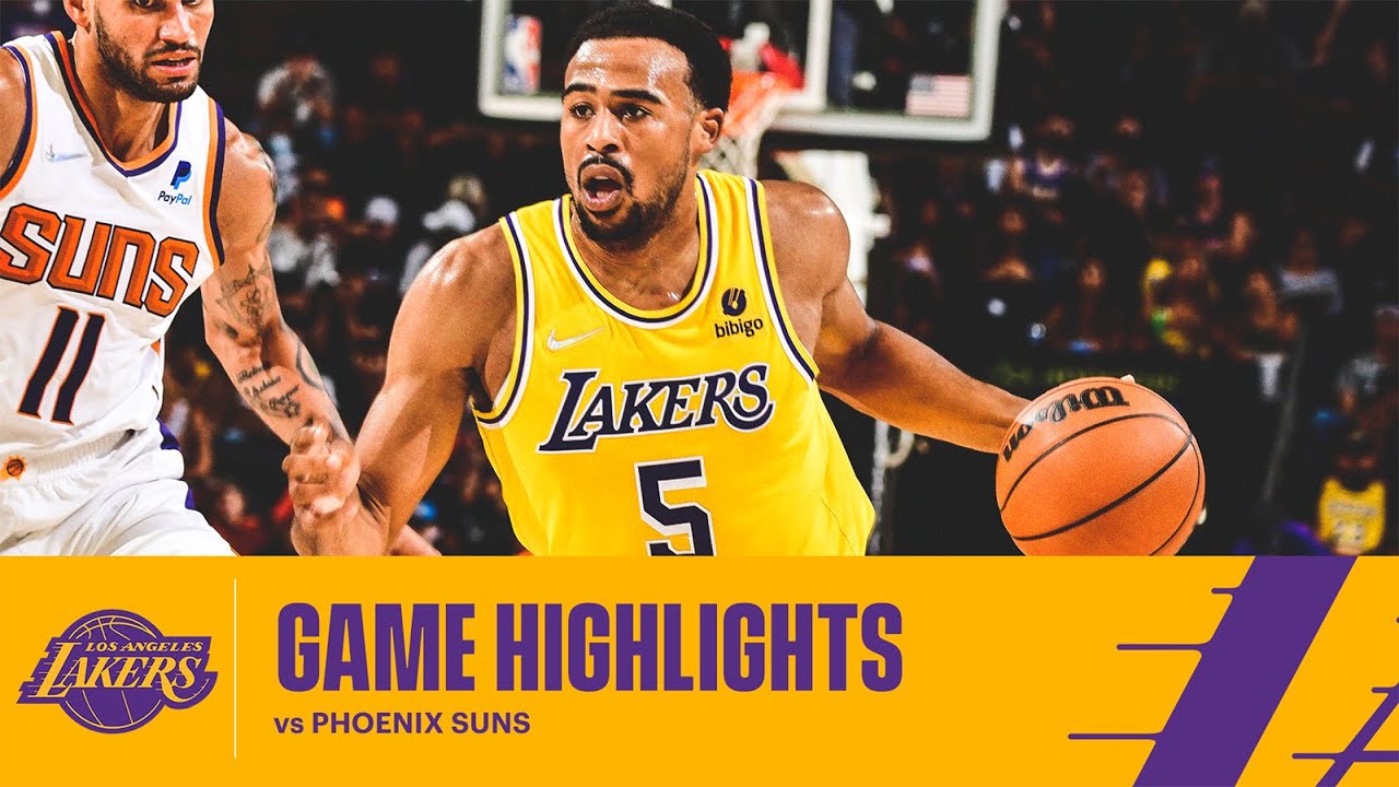 image 0 Highlights : Los Angeles Lakers Vs Phoenix Suns