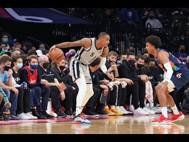 image 0 Highlights: San Antonio Spurs 100 Philadelphia 76ers 119 : 01.07.22