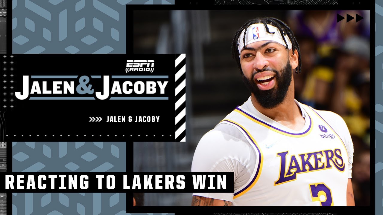 image 0 If The Lakers Win A Title This Year It Will Come Down To Anthony Davis  - Jalen : Jalen & Jacoby
