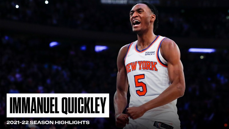 image 0 Immanuel Quickley 2021-2022 Highlights : New York Knicks