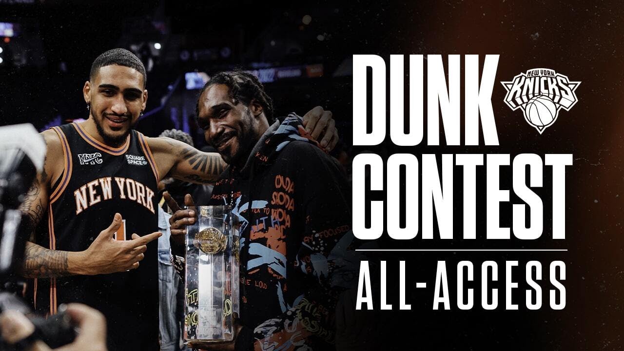 image 0 Inside Obi Toppin's 2022 Dunk Contest Victory : Knicks All-access