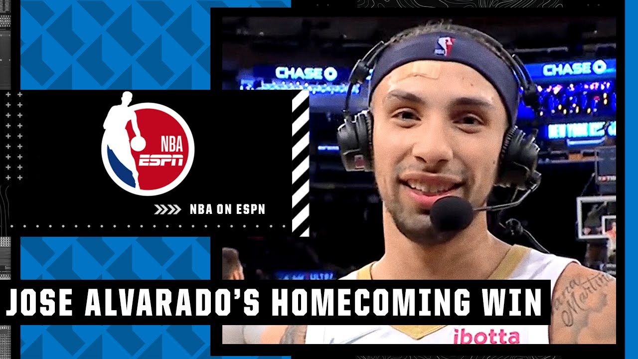 image 0 'it's A Dream Come True!' - Rookie Jose Alvarado Euphoric After First Game In Msg : Nba On Espn
