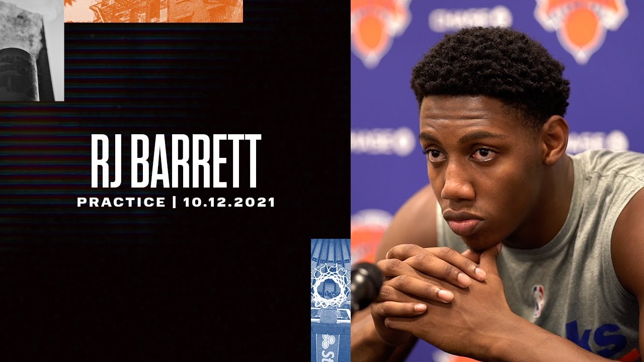 image 0 it's Been Fun So Far. : Knicks Practice - Rj Barrett (10/12/21)