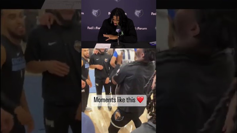 Ja Morant Speaks On What It Means To Have Moments Like This 👏