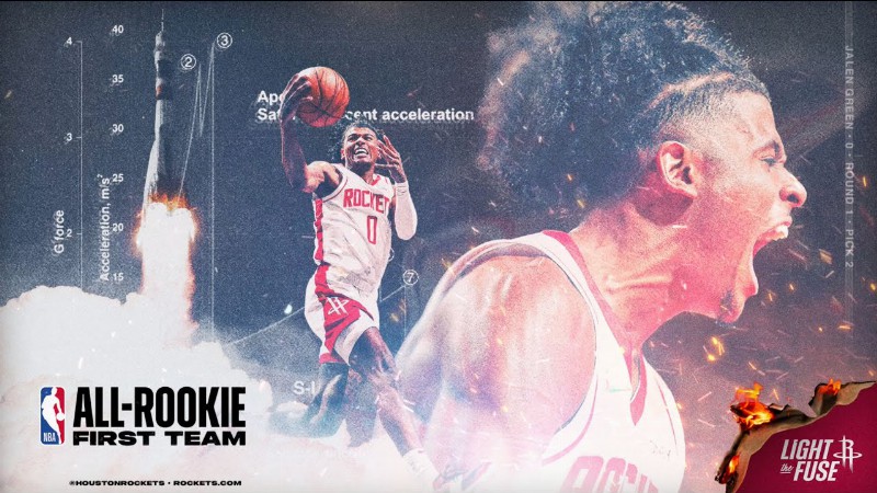 image 0 Jalen Green : All-rookie First Team : Houston Rockets