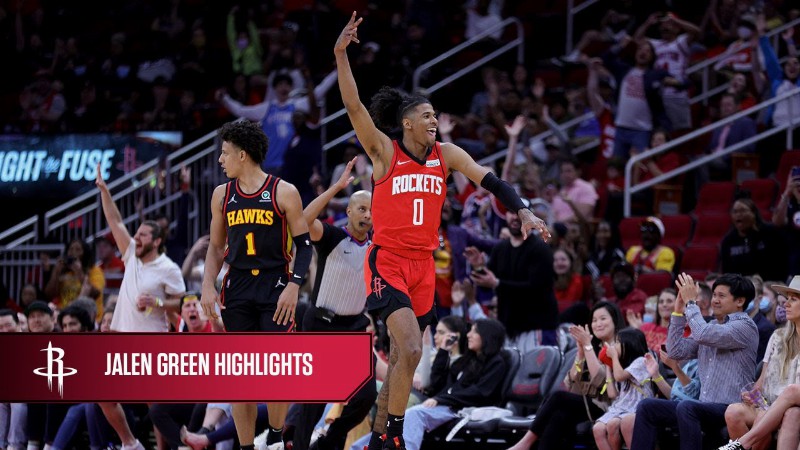 image 0 Jalen Green Career High 41 Points Highlights : Houston Rockets