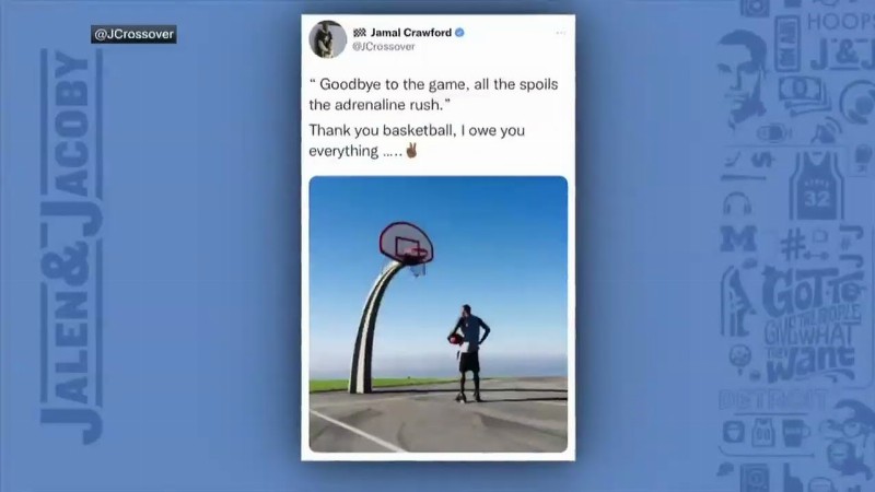 image 0 Jamal Crawford Shared A goodbye To The Game Message On Twitter : Jalen & Jacoby