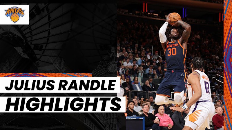 Julius Randle Dominates The Game : Ny Knicks @ Phoenix Suns (jan. 2 2023)