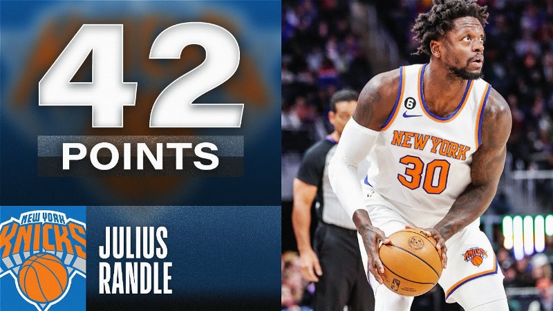 Julius Randle Goes Off For A 42 Point Performance : January 15 2023