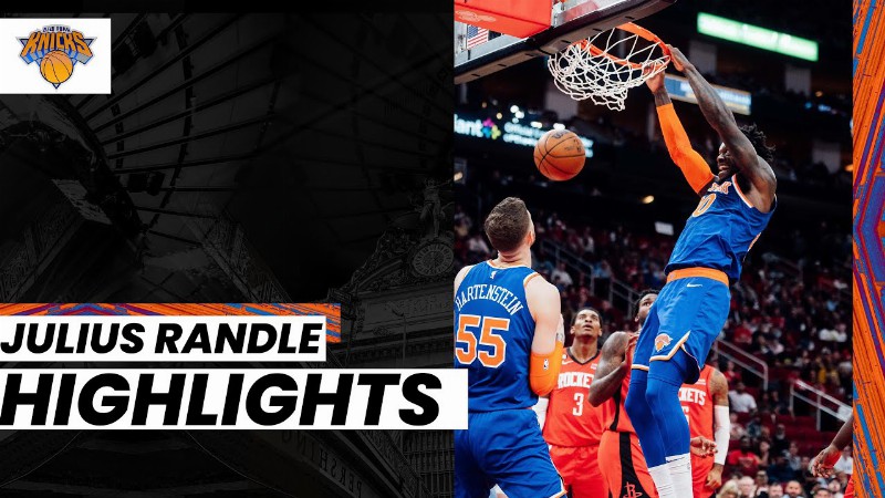 Julius Randle Takes Over Again : Ny Knicks @ Houston Rockets (dec. 31 2022)