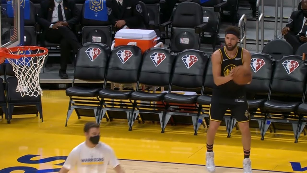 image 0 Klay Thompson Back On Court & Can’t Miss A Shot 👀