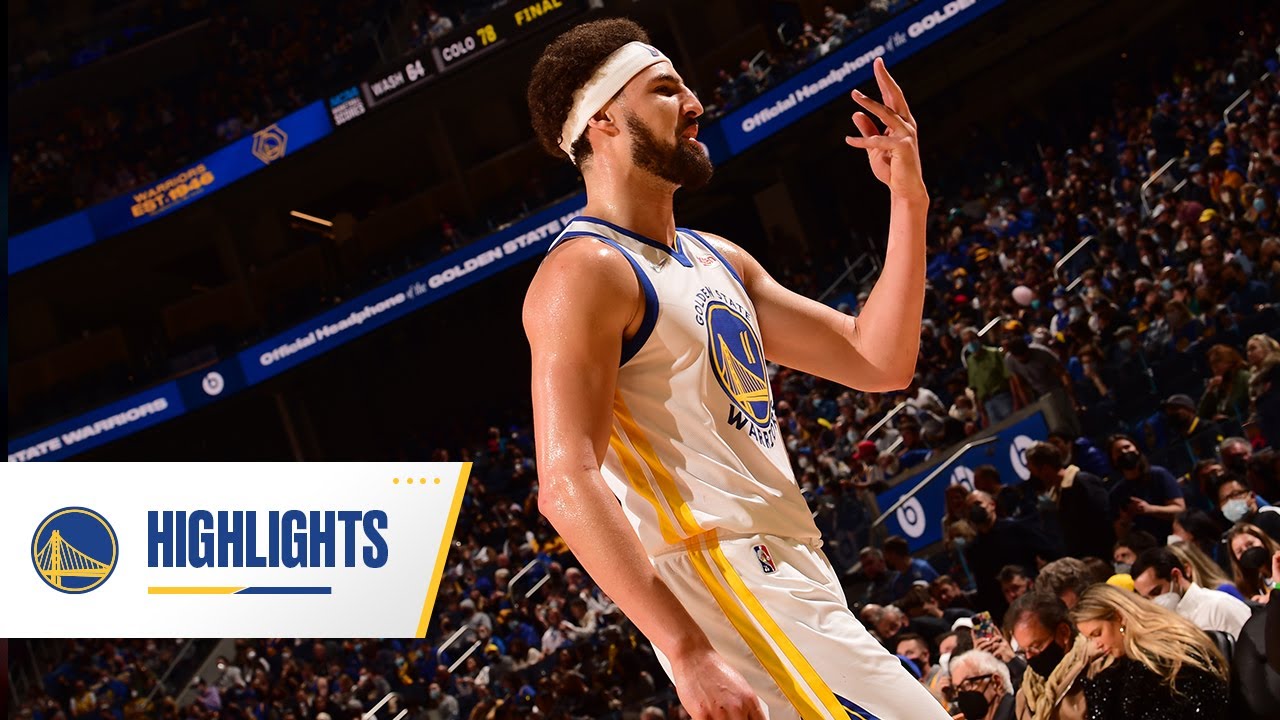 image 0 Klay Thompson Got Buckets In His First Game Of Season : Jan.  9 2022