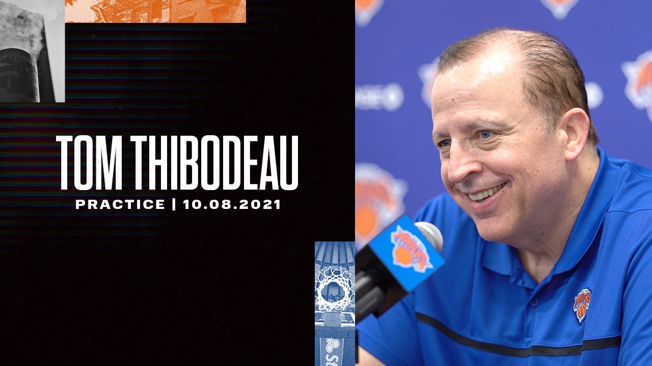 image 0 Knicks Practice : Tom Thibodeau (10/08/21)