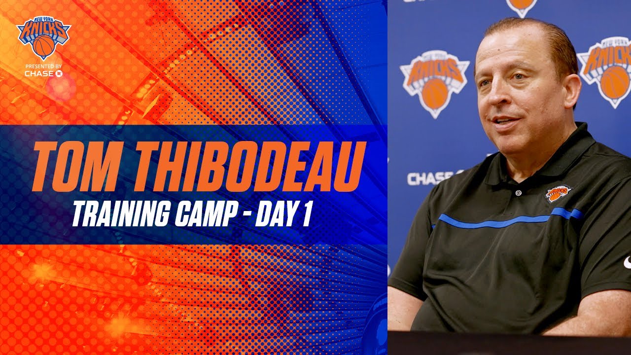 image 0 Knicks Training Camp Day 1 : Tom Thibodeau