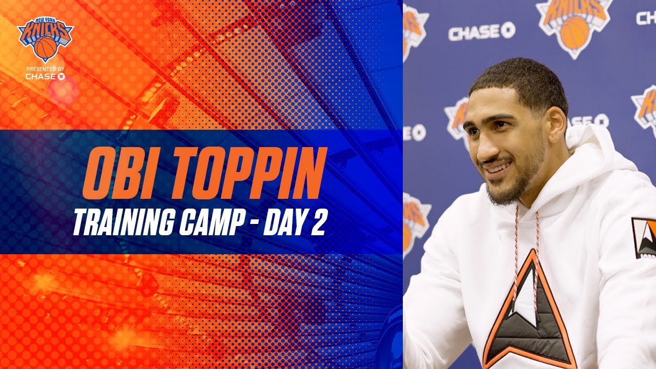 image 0 Knicks Training Camp Day 2 : Obi Toppin