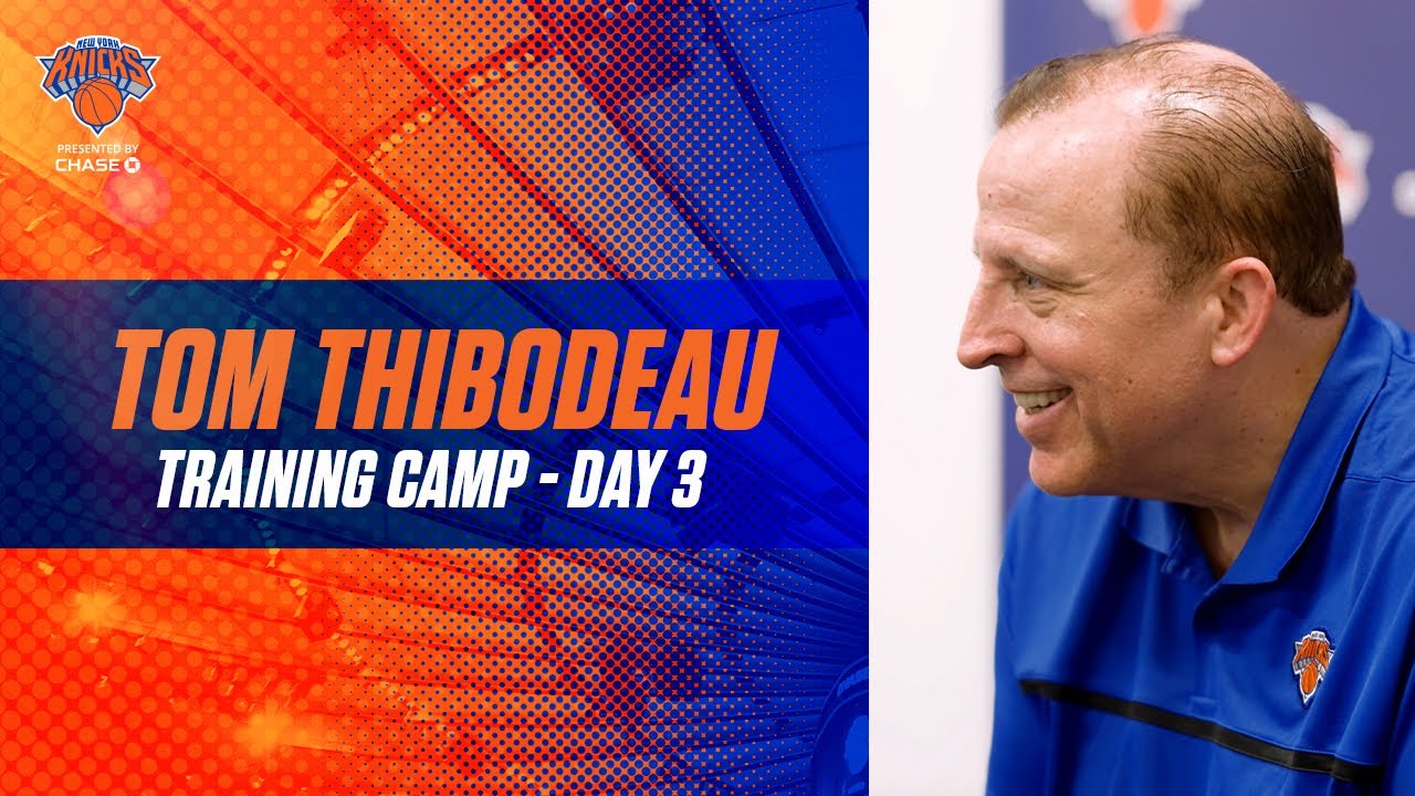 image 0 Knicks Training Camp Day 3 : Tom Thibodeau