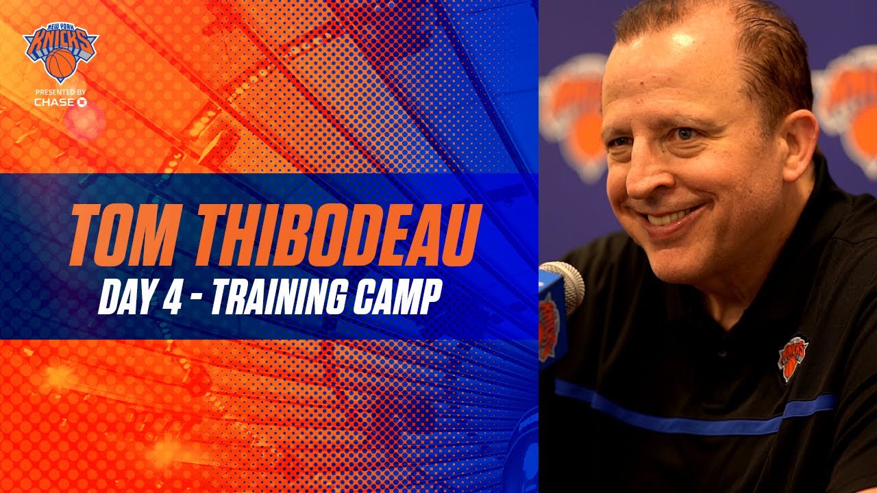 image 0 Knicks Training Camp Day 4 : Tom Thibodeau