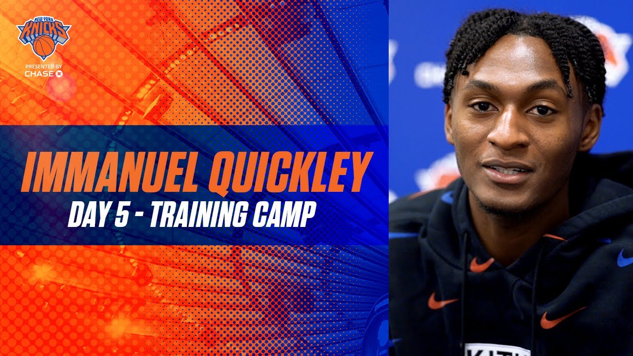 image 0 Knicks Training Camp Day 5 : Immanuel Quickley