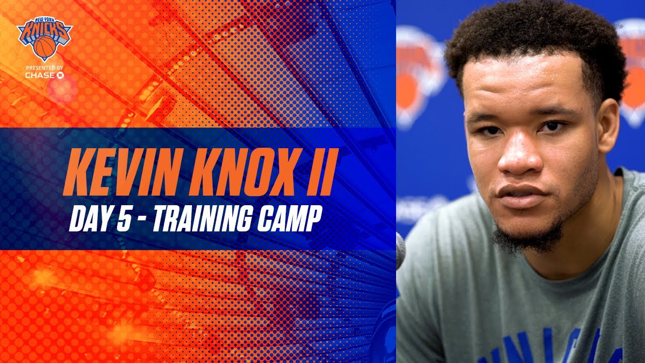 image 0 Knicks Training Camp Day 5 : Kevin Knox Ii
