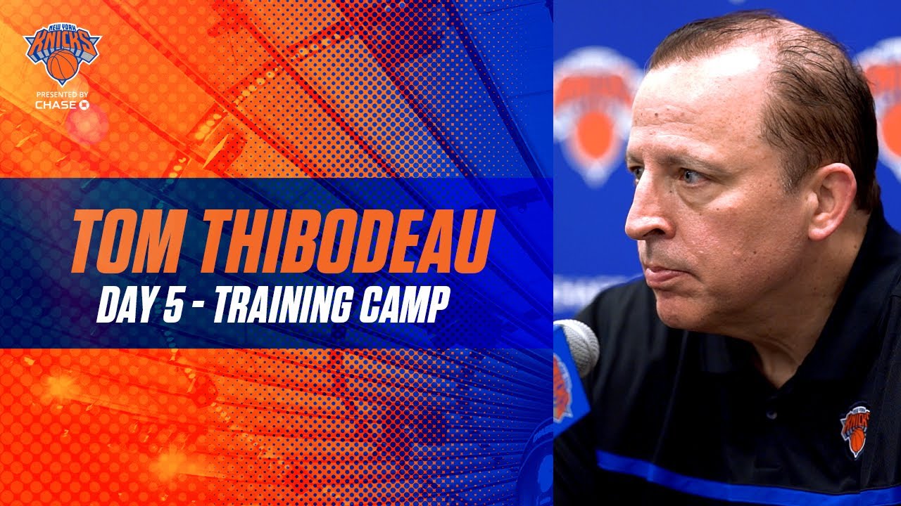 image 0 Knicks Training Camp Day 5 : Tom Thibodeau