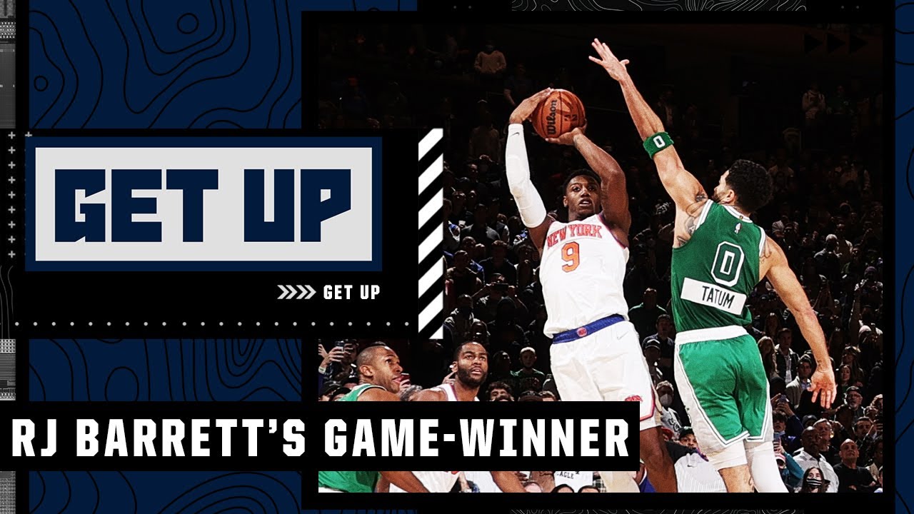 image 0 Knicks Vs. Celtics Highlights: Rj Barrett's Game-winner 😳🤯 : Get Up