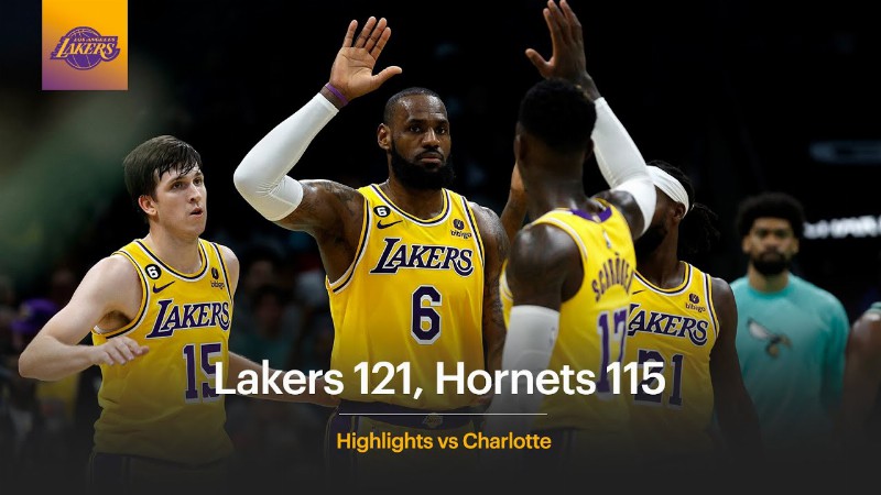 Lakers 121 Hornets 115 - Lebron Scores 40 Again Lakers Finish 3-2 Road Trip