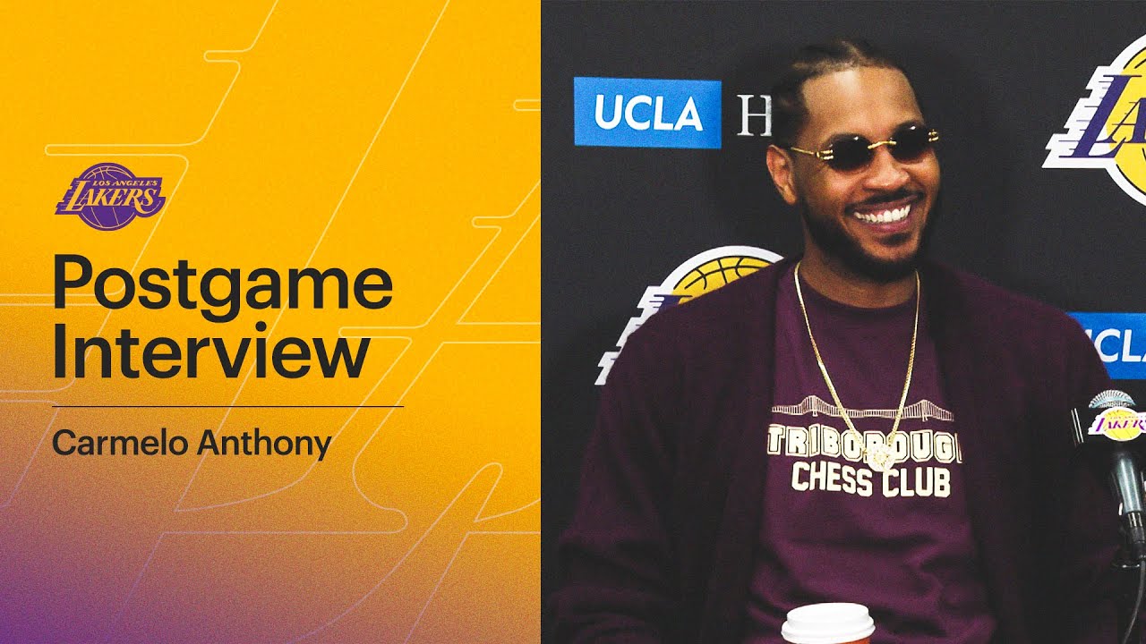 image 0 Lakers Postgame: Carmelo Anthony (10/24/21)