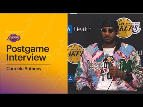 image 0 Lakers Postgame: Carmelo Anthony (10/31/21)