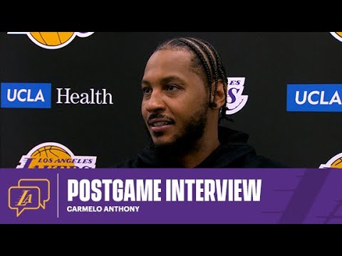 image 0 Lakers Postgame: Carmelo Anthony (10/6/21)