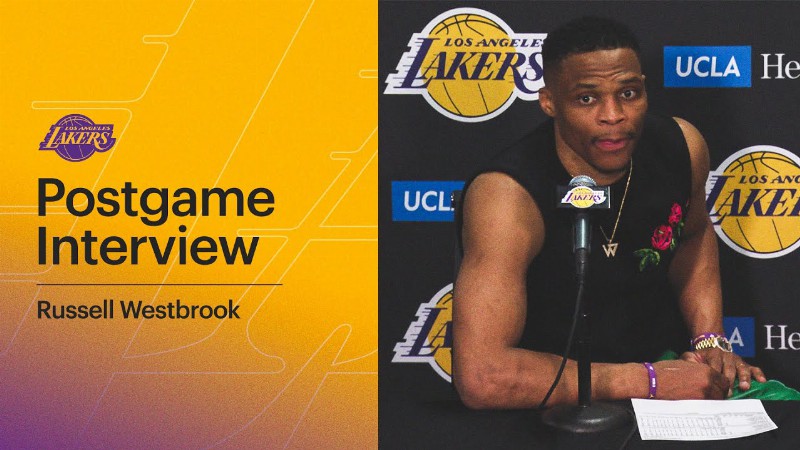 image 0 Lakers Postgame: Russell Westbrook (3/14/22)