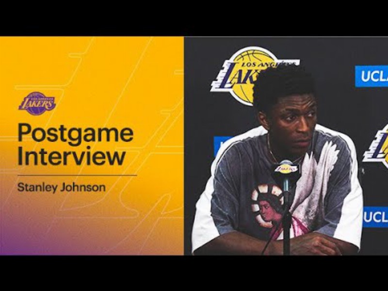 image 0 Lakers Postgame: Stanley Johnson (3/23/22)