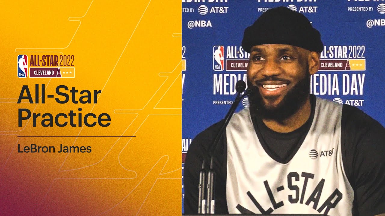 image 0 Lebron Talks About Being In His Hometown For All-star Weekend : Nba All-star Practice