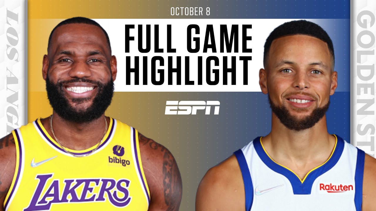 image 0 Los Angeles Lakers At Golden State Warriors : Full Game Highlights